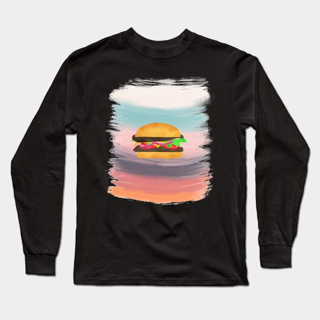 Burger Colors Long Sleeve T-Shirt by Things & Stuff